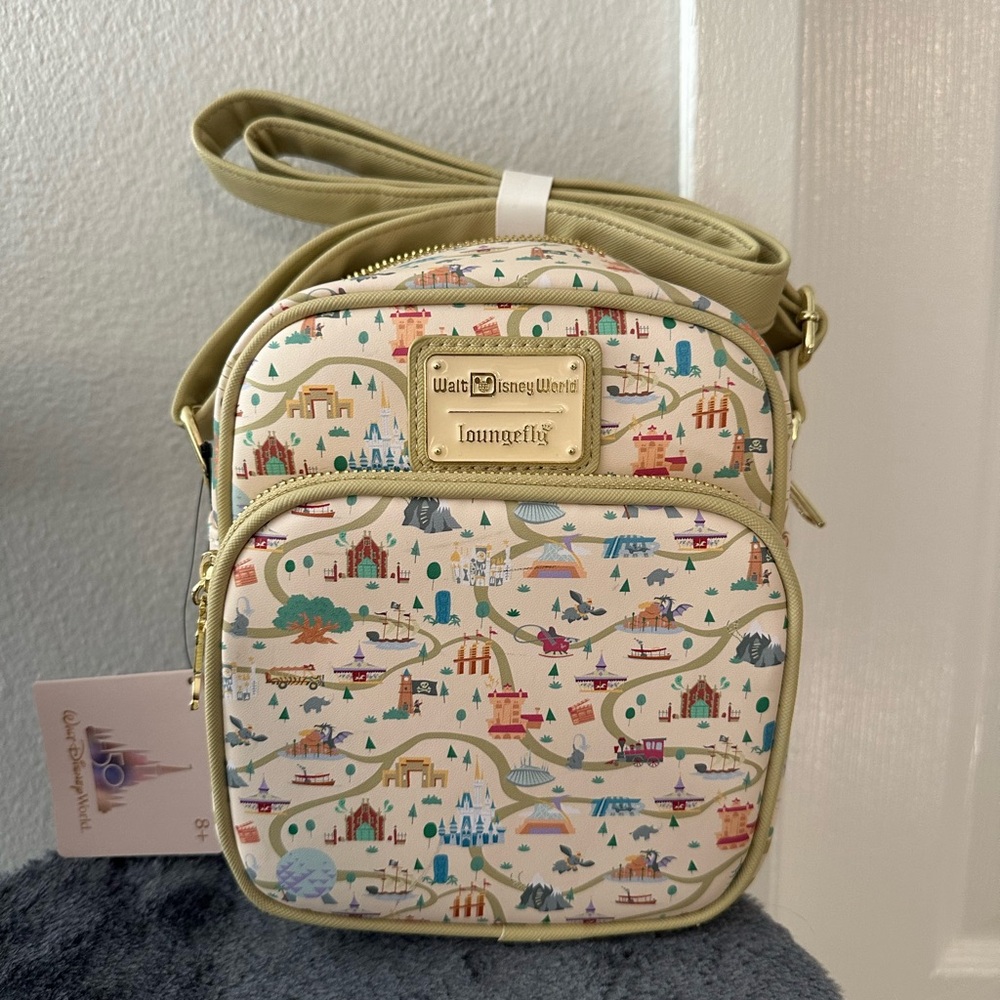 Loungefly Walt Disney World icon crossbody bag. Brand new. Never worn